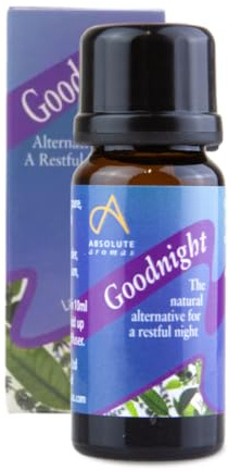 Absolute Aromas Mélange d’Huiles Essentielles Goodnight 30 ml - Huiles Essentielles de Lavande, Géranium, Bergamote & Marjolaine 100% pures pour Favoriser le Sommeil