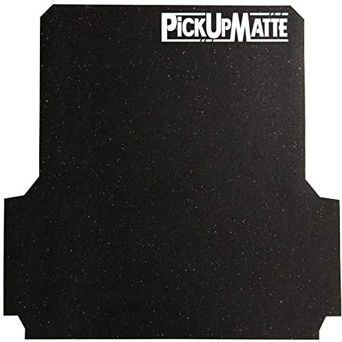 PICKUPMATTE - Antirutschmatte kompatibel mit/geeignet für Ford Ranger WILDTRAK Doppelkabine mit Laderaumwanne ab Baujahr 03/2012-04/2019 (abgeflachte Form am Heck, Variante 1)