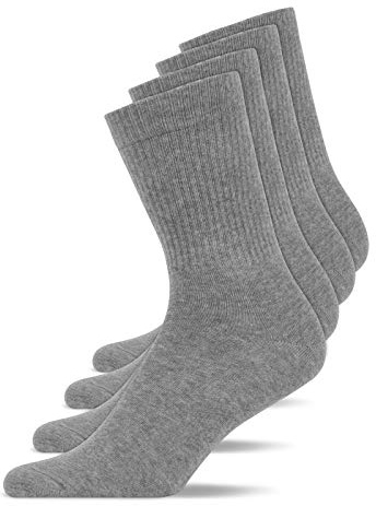 Snocks Tennissocken Herren & Damen aus Bio-Baumwolle, 2-4 Paar | hochwertige Materialien, multifunktional, lange Socken, ideal für Sport & Freizeit, Gr. 35-50