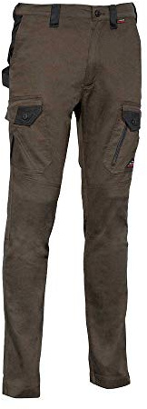 COFRA V567-0-03.Z44 JEMBER Pantalones, barro/negro, talla 44