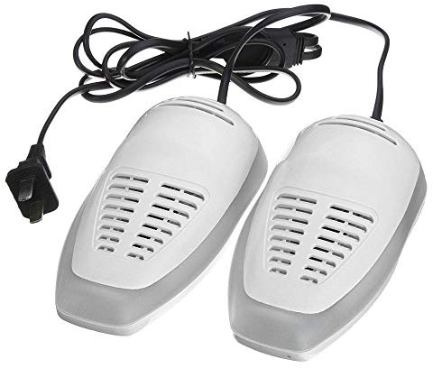 QSCTYG Shoe Dryer 200V UV Shoe Dryer Heater Secador Deodorizer Dehumidify Device Foot Warmer Heater For Winter Shoes Drying Machine Shoe Rack 57 (Color : White Color)