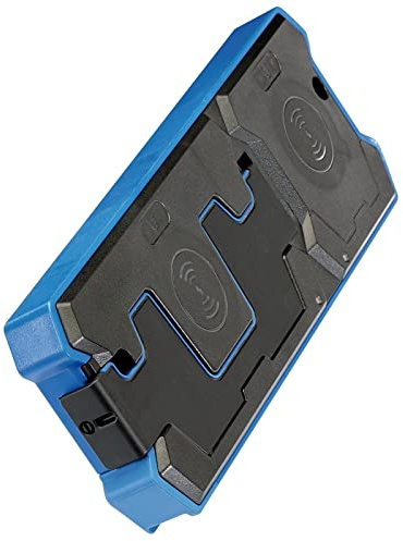 Draper 2 x 65793 10 W sans Fil Double Chargeur Lampes Rechargeables Bleu et Noir Taille Unique