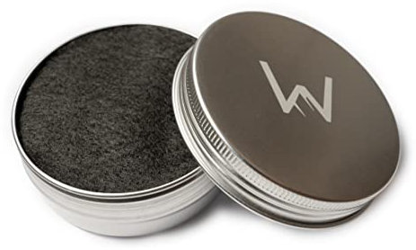 WIKA UltraLight Réchaud à alcool en aluminium avec feutre de carbone Réchaud à alcool pour Bushcraft Camping Randonnée Extérieur Simplement rapide, puissant et anti-fuite, seulement 25g