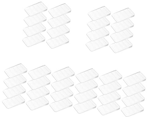 ULTECHNOVO 40stücke Möbelwedge Aus Transparente Abstandshalter Für Tische Und Toiletten rutschfest Und Höhenverstellbar Für Stabiles Mobiliar Für Einsatz Zu Hause Und Restaurants