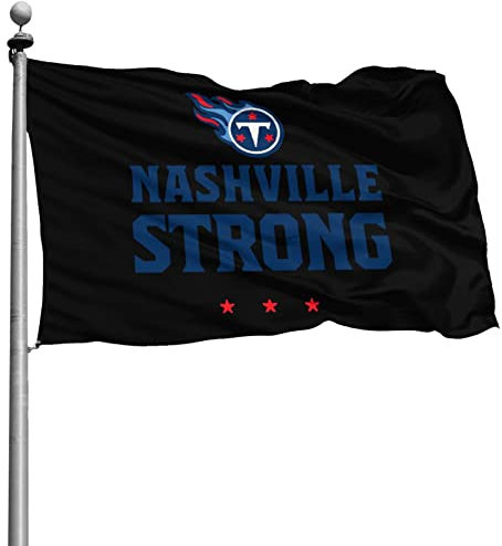 90X150cm Garten Flagge Nashville Strong Outdoor Flagge With Metal Grommets Yard Sign Langlebig Indoor Flagge Décor Für Bauernhof Yard Festival