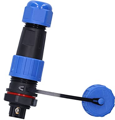 LP16 IP68 Wasserdichter Luftfahrtstecker, 3-polig, 250V 10A, Schraubmutter-Anschluss, Lötfreie Verbindung