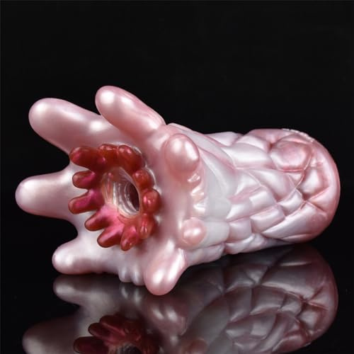 Seckoe Taschenmuschi Realistische Masturbator Alien Tier Drache Vagina Monster Realistisch Groß 3D Silikon Vagina Klitoris Anal Masturbieren Sex Spielzeug für die Männer (G)