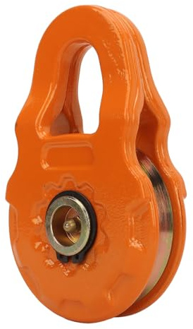 Snatch Block Duty Pulley,25000lbs Break Strength,12500lbs Working Load Limit,Steel Construction,for Tractor Truck UTV Winch Recovery