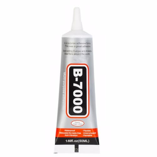 LINXINS B7000 Super Glue - 50mL Transparent Adhesive Paste for Phone, Jewelry, Glass, Wood, Metal, Fabric and Crafts