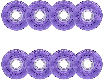 Inline Skate Rollen Inline Skate Räder Inline Räder 85A 68 mm 70 mm 72 mm Inline Ersatzräder Rosa und Lila 8er Pack