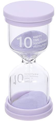 Hoement Decorativa Vetro Per Timer Spazzolino Sandglass Adorn Minuti Strumento Per Ragazza Ragazza e Adulti