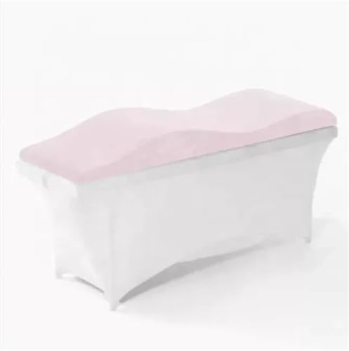 LUKYWANG Kosmetikliege Wellenförmige Schönheitsmatratze, Gebogene Wimpernbett-Matratzenauflage, Lifting Leg Beauty Eyelash Bed Matratze Wimpernliege(Pink)