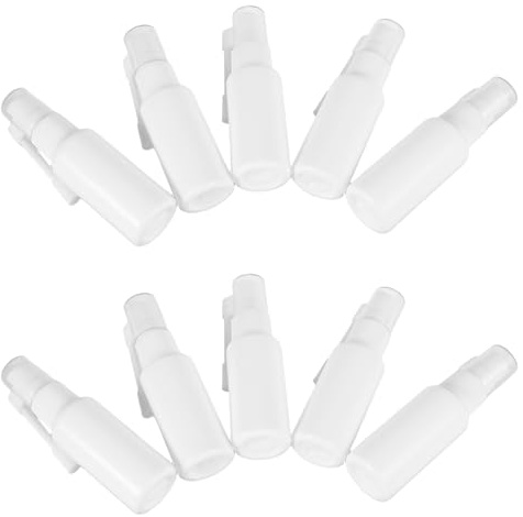 POPETPOP 10piezas Botella Spray Nasal Ajustable con Boquilla Giratoria para Limpieza Nasal y Pulverización Oral Diseño Ergonómico y Familiar