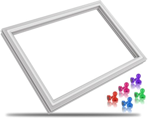 Upgraded 242193203 Freezer Door Gasket Compatible with Frigidaire Freezer Door Gasket White, FFHT1814QW4 FFHT1814QW0 Refrigerator Freezer Door Seal for kenmore Fridge Door Gasket PS9492371 AP5806624