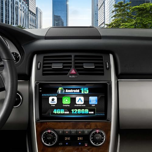CAMECHO [4+128G] Android 15 Autoradio pour Mercedes Benz W169 B200 W245 W639 Viano Vito Sprinter W906, Carplay Android Auto sans Fil, 9 INCELL Écran Bluetooth Radio Auto GPS WiFi FM/RDS Lien Miroir