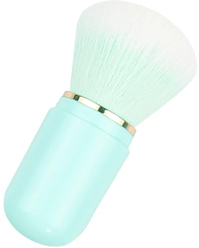 Hoement Brocha de Maquillaje Telescópica para Polvos y Rubor, Pincel Reutilizable de Abs Portátil Adecuado para Uso Profesional y Maquillaje de Viaje