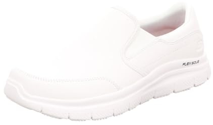 Skechers 77071EC WHT Hombre Zapatos para servicio de alimentos, White, 45 EU