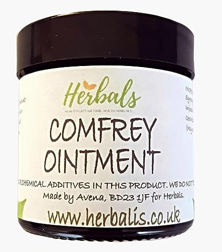 Natural Comfrey Balm – Nourishing Herbal Ointment with Beeswax & Botanical Oils – 60ml – Handmade in the UK