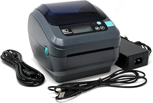 ZEBRA GX420d rev2, RS232, USB, LPT 203dpi, EPL, ZPL, GX42-202520-000 (203dpi, EPL, ZPL incl.: Cable (USB), Power Supply Unit, Power Cable) (Generalüberholt)
