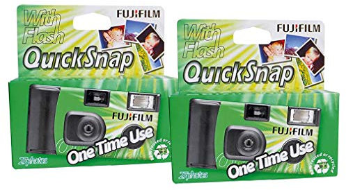 Fujifilm Superia Xtra 400 VV Type 27 Exp QuickSnap Disposable Camera x2 Pack