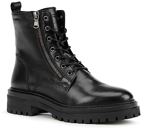 Geox D Iridea F, Botines Mujer, Light Black, 41 EU