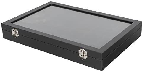 TOPBATHY 1stück Kreative Schmuck Aufbewahrungsbox Mit Fächern Transparente Schmuckkasten Für Ohrringe Und Armbänder Praktischer Organizer Für Schmuckstücke Schwarz