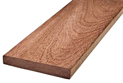 Cumaru-terrassbrädor från BioMaderas, FSC 100 %, 21 mm tjocklek, 145 mm bredd (182 cm längd)