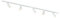 Qub - Focus III Juego de luces de riel 1 fase - GU10 – 200cm - 5 focos - Sistema de riel - Blanco