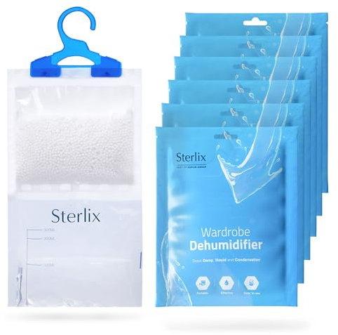 Moisture Absorber Dehumidifier – Condensation Remover for Damp, Mould, Home, Wardrobe, Kitchen, Bathroom, Basement, Garage, Bedroom, Caravan, Office