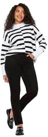 M&Co Straight Leg Cord Trousers - Women's