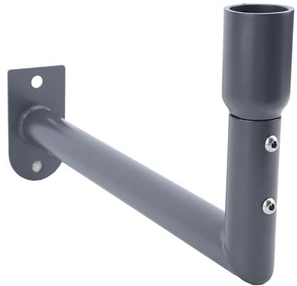 Kit D'adaptateur de sur Poteau Support Mural pour Toit Internet par Satellite, Support Mural Long en Métal pour Antenne Parabolique Standard pour
