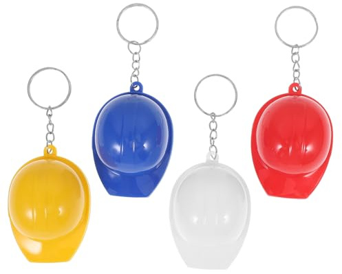 KITANDOVE Porte-clés Casque Ouvre-Bouteilles 4 Pièces Décapsuleur en Métal Accessoire De Décoration Mignon Présent pour Hommes Et Femmes pour Et Événements
