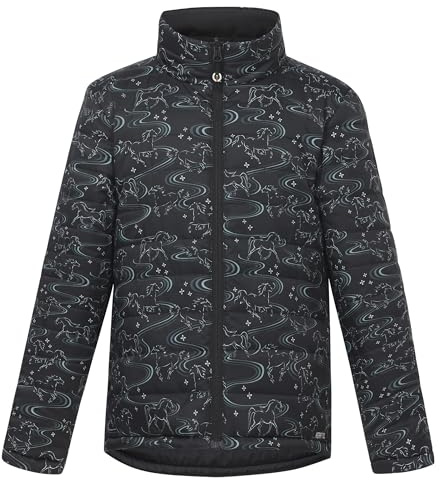 Kerrits Kids Ride The Wind Reversible Quilted Jacket Black/Black Size: S