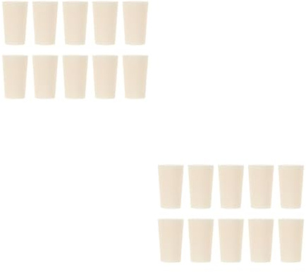 NIYANGLE 20piezas Tapones De Silicona Para Laboratorio Selladores De Alimenticio Para Tubos y Frascos Accesorios Versátiles Para Uso Profesional y Personal