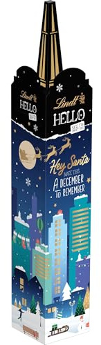 Lindt Schokolade HELLO Xmas Tower Adventskalender | 4 x 244 g | Adventskalender mit 24 süßen Überraschungen | Schokolade für die Weihnachtszeit | Schokoladen-Geschenk
