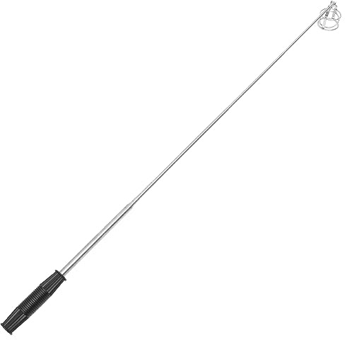 OFFIGAM Golfball Retriever aus Edelstahl mit 8-Fach Teleskop Verstellbare Länge und Rutschfestem Griff für Platzsparendes Golfzubehör Beim Training
