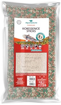 AquariumLine Koiessence Sticks - alimento base in stick galleggianti per Carpe e pesci da laghetto vari formati 80L (8KG)