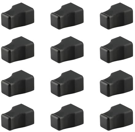 Tabanzhe Coffee Syrup Pump Covers-12PCS Silicone Syrups Pumps Cover Reusable Black Pump Tip Caps for Syrups Pumps Oil Liquor Bottle Dispenser