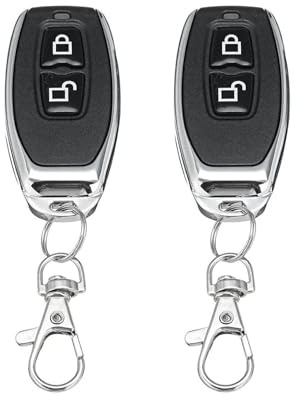 Commutateur ouvre-porte intelligent APP télécommande for porte de Garage support Alexa Echo Google Home EWelink contrôle + RF 433 MHz,Durabilité par tous les temps(2pcs Without battery)