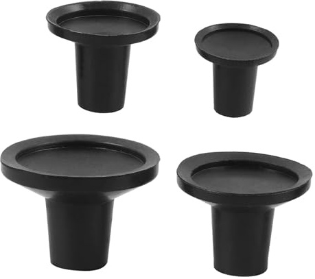 SOPOTUTU Set 4 Pezzi Piastre Di Aspirazione in Gomma Per Lappatura Valvole Auto e Moto, Utensili Per Rettifica Valvole Motore, Accessori Per Riparazione Pneumatica e Manuale, Resistenti e Compatte