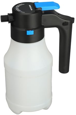 Luocute Elektrischer Schaumsprüher, 1,5 L Kabelloser Wiederaufladbarer Hochdrucksprüher mit USB-Aufladung für Autowäsche, Gartenarbeit, Automatische Beregnung