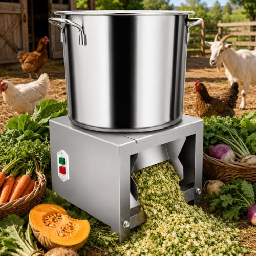 Sushangmao Tritatutto Elettrico Professionale per Verdure, Robot da Cucina Professionale da 3500 Giri/Min, Robot da Cucina per Pollame in Acciaio Inossidabile con Ampia Apertura di Ingresso 1000w