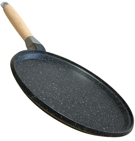 NAMAI - Padella Induzione 28 CM, Testo Romagnolo Antiaderente, Alluminio Pressofuso, Adatta In Lavastoviglie, Manico Removibile, Made In Italy