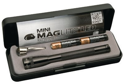 MagLite super Mini R3 LED Bleue en Coffret – Windlicht Farol De Hand, schwarz, P32012