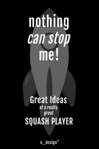 Notebook for Squash Players / Squash Player: awesome handy Note Book [120 pages blank squared graph paper]