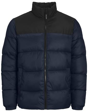JACK & JONES Men's Jjetoby Puffer Collar Sn Puffer jacket