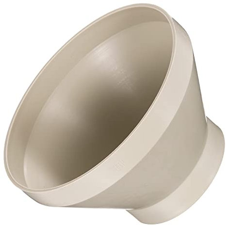 PATIKIL 8 (200mm) to 4 (110mm) Duct Reducer Connector, Heating Cooling Ventilation Tube Fire-Resistant Increaser Adapter Pipe Fitting for Vent System