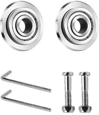 Fliesenschneideräder, 2 Stück, Wolframkarbid-Keramikfliesenschneider, Ritzrad mit Kugellager, Schraube und Kontermutter für manuelle Fliesenschneidemaschine