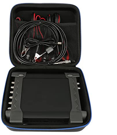 Osciloscopio USB Automotriz de 8 Canales, Más de 80 Funciones de Diagnóstico, Función de Ayuda de Vídeo, USB Plug and Play, Simulación de Señales