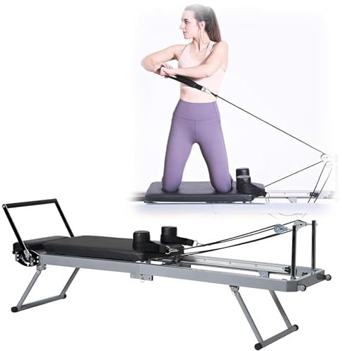 Faltbare Pilates Reformer Maschine Pilates Reformer Maschine für Krafttraining - Yoga-Trainingsgerät, perfekt für Pilates-Liebhaber